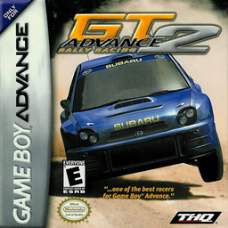 Advance Rally box art for GameBoy Advance